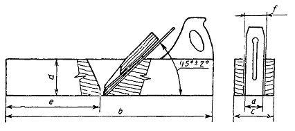 Торцовочный рубанок чертеж