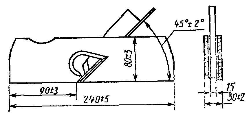 Торцовочный рубанок чертеж