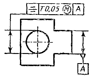 М в кружочке на чертеже что