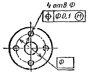 М в кружочке на чертеже что