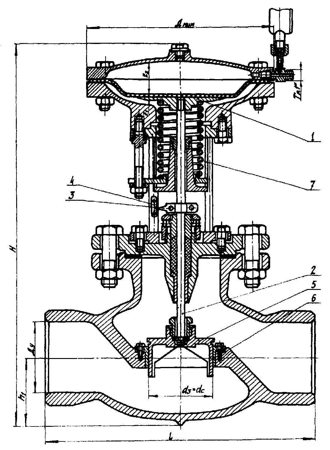 Клапан регулирующий РК-1