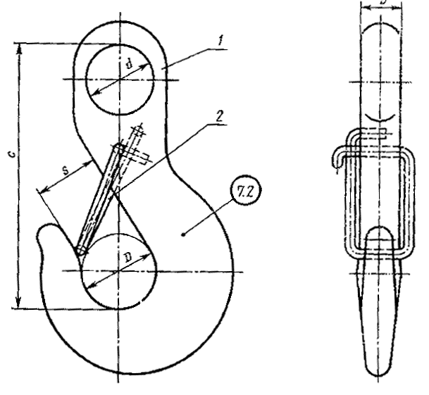 Чертеж крюка. Крюк чалочный ГОСТ 25573-82. Буксирный Гак чертеж. Строповочный крюк чертеж. Крюк чалочный чертеж.