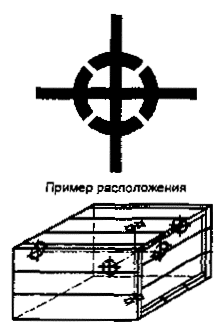 Центр тяжести обозначение на чертеже гост