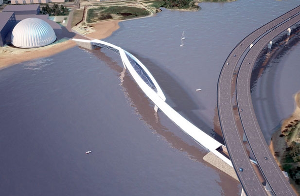 Пешеходный мост на Крестовский остров обойдется в 2,4 миллиарда рублей