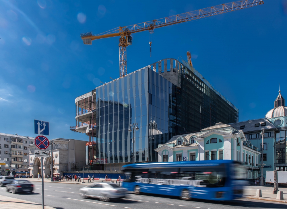 AFI Development завершает фасадные работы на общественно-рекреационном комплексе у метро «Белорусская»